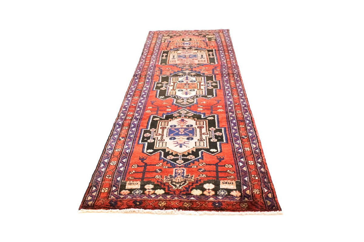 Alfombra de pasillo Alfombra persa - Nómada - 312 x 106 cm - rojo