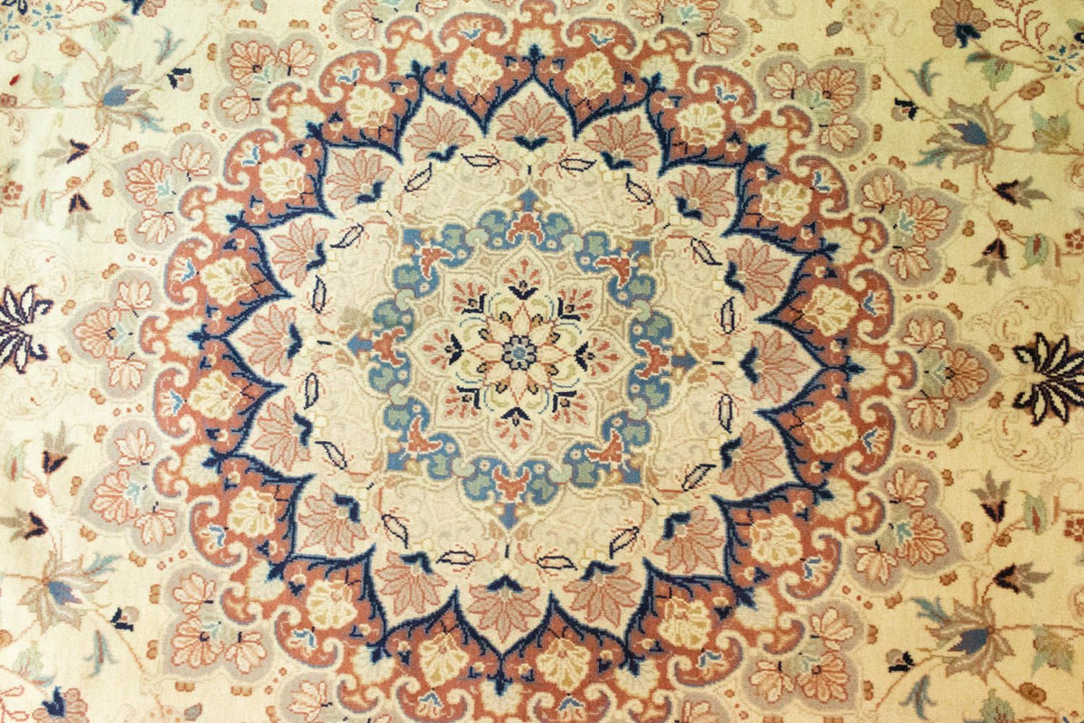 Alfombra persa - Keshan - 353 x 240 cm - beige