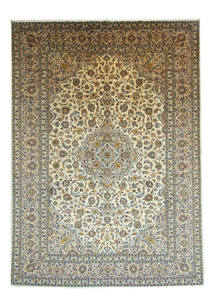 Alfombra persa - Keshan - 405 x 294 cm - beige