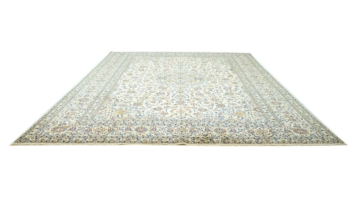 Alfombra persa - Keshan - 405 x 294 cm - beige