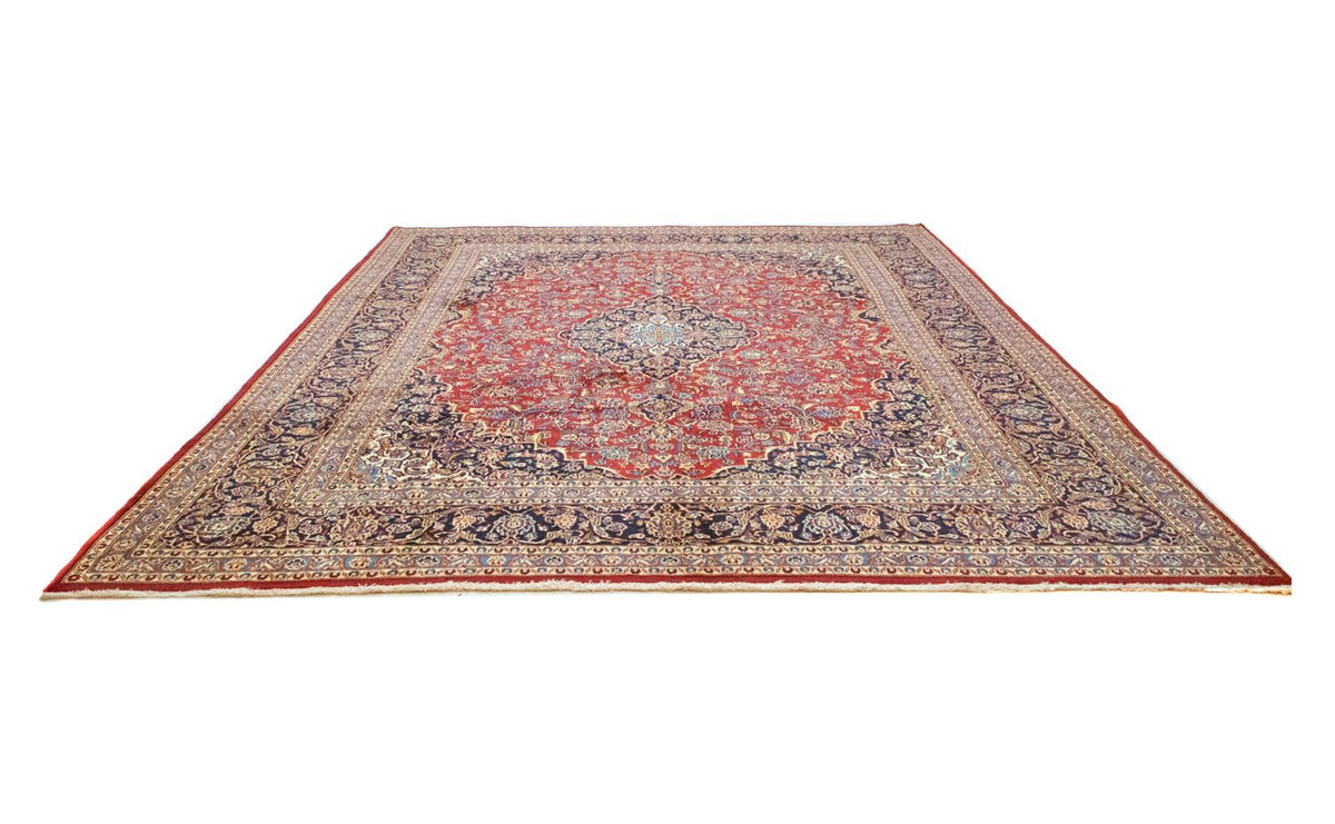 Alfombra persa - Keshan - 384 x 303 cm - azul