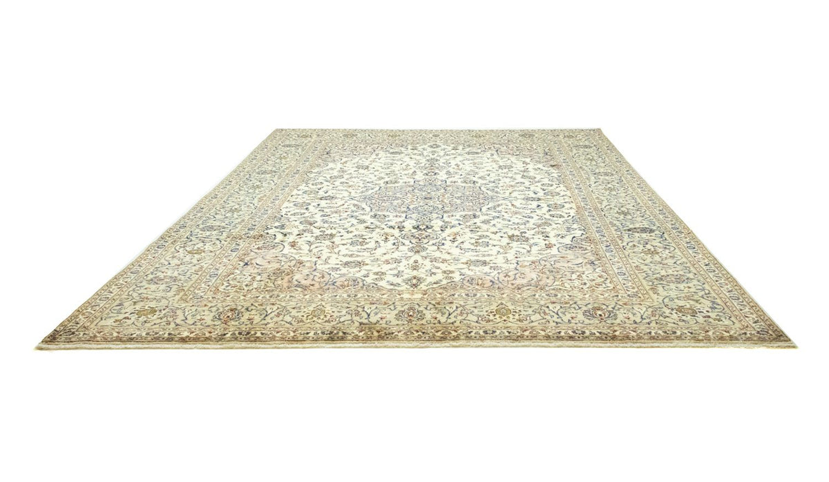 Alfombra persa - Keshan - 404 x 292 cm - beige