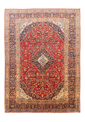 Alfombra persa - Keshan - 358 x 255 cm - rojo