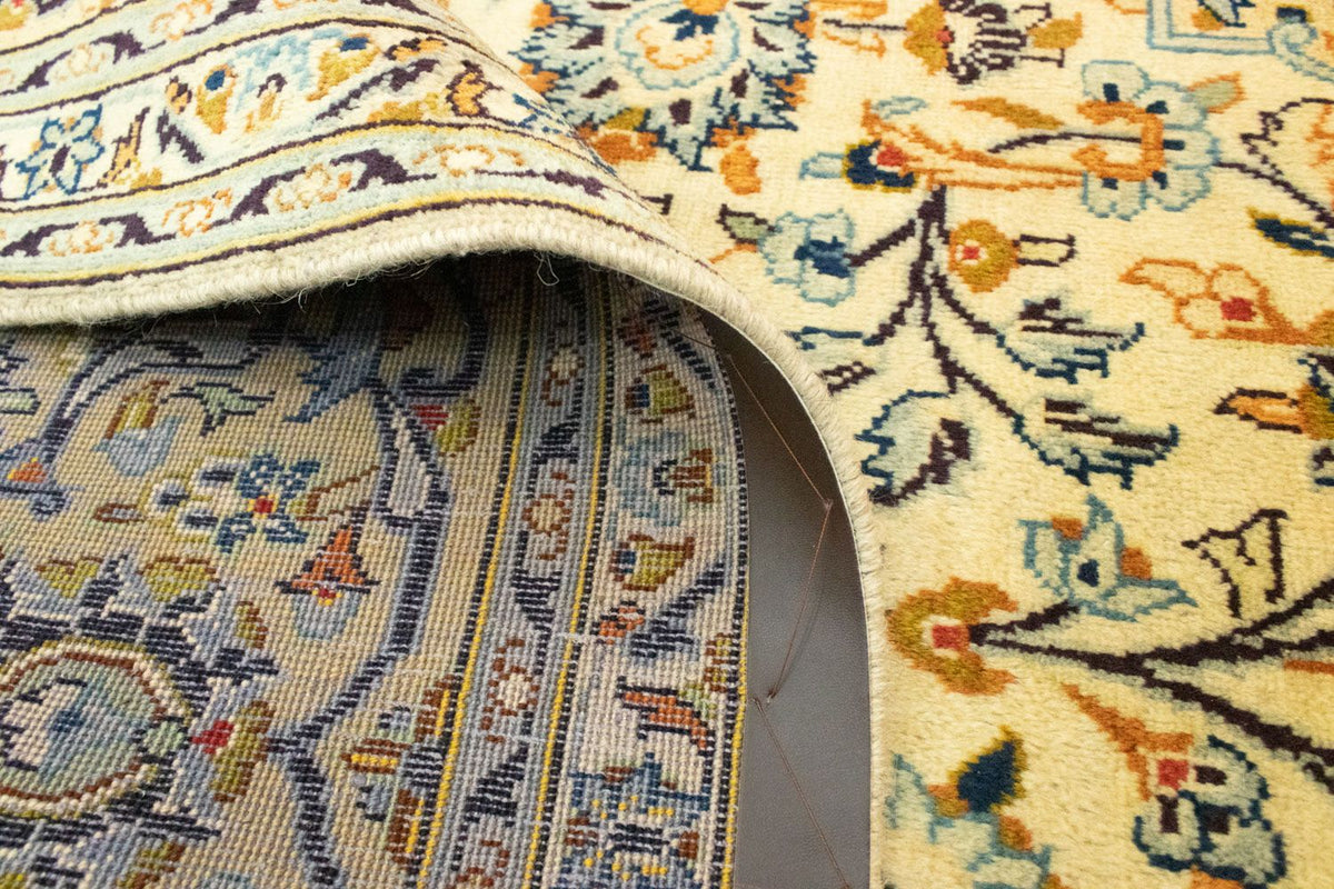 Alfombra persa - Keshan - 369 x 246 cm - beige