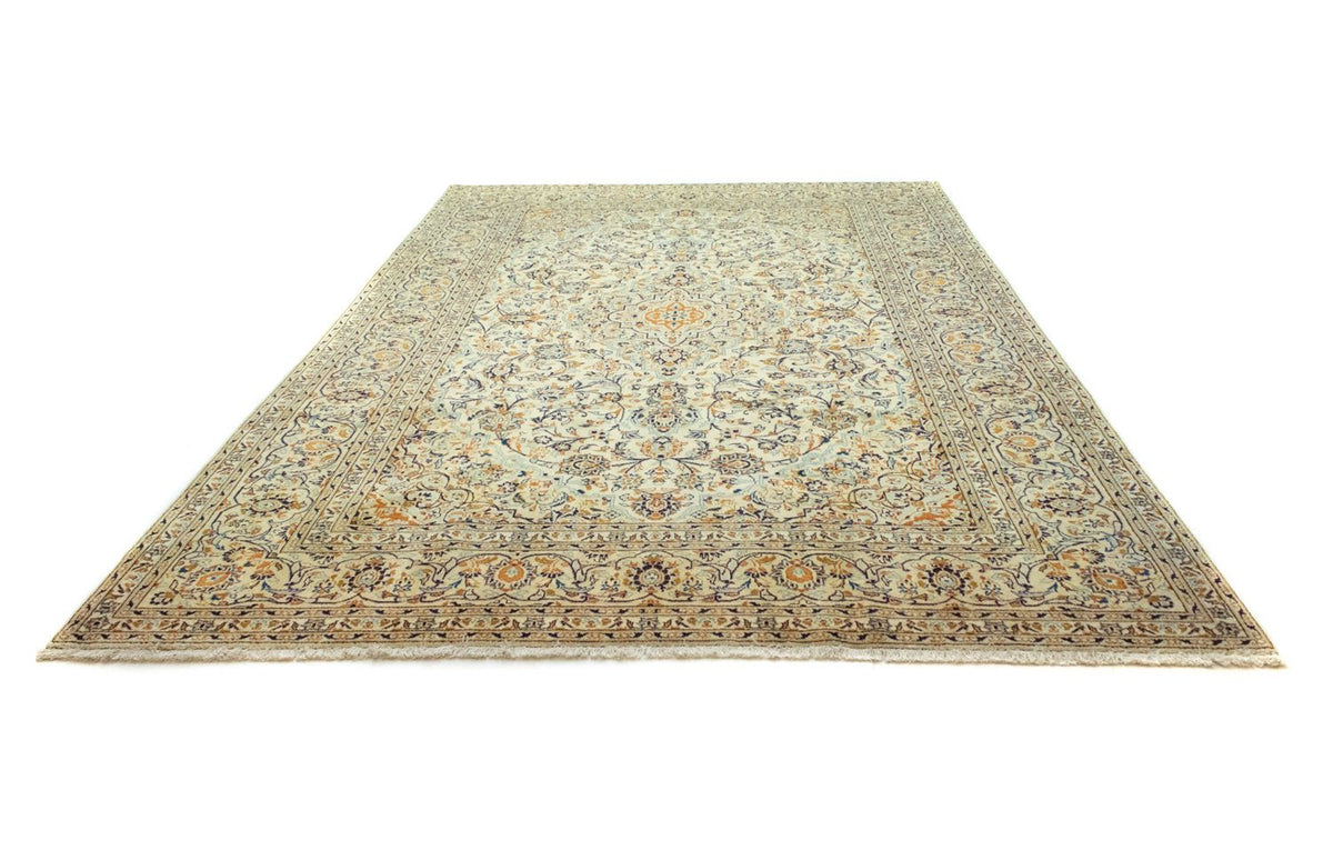 Alfombra persa - Keshan - 369 x 246 cm - beige