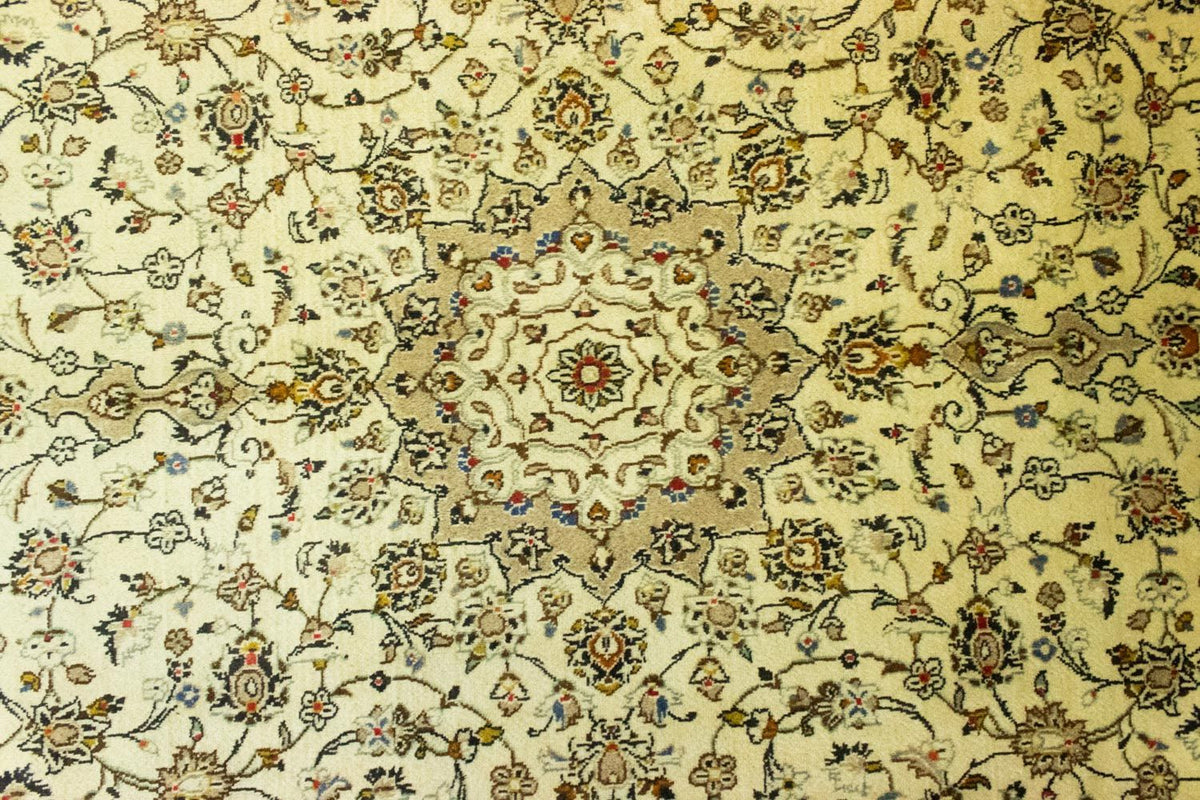 Alfombra persa - Keshan - 305 x 195 cm - beige