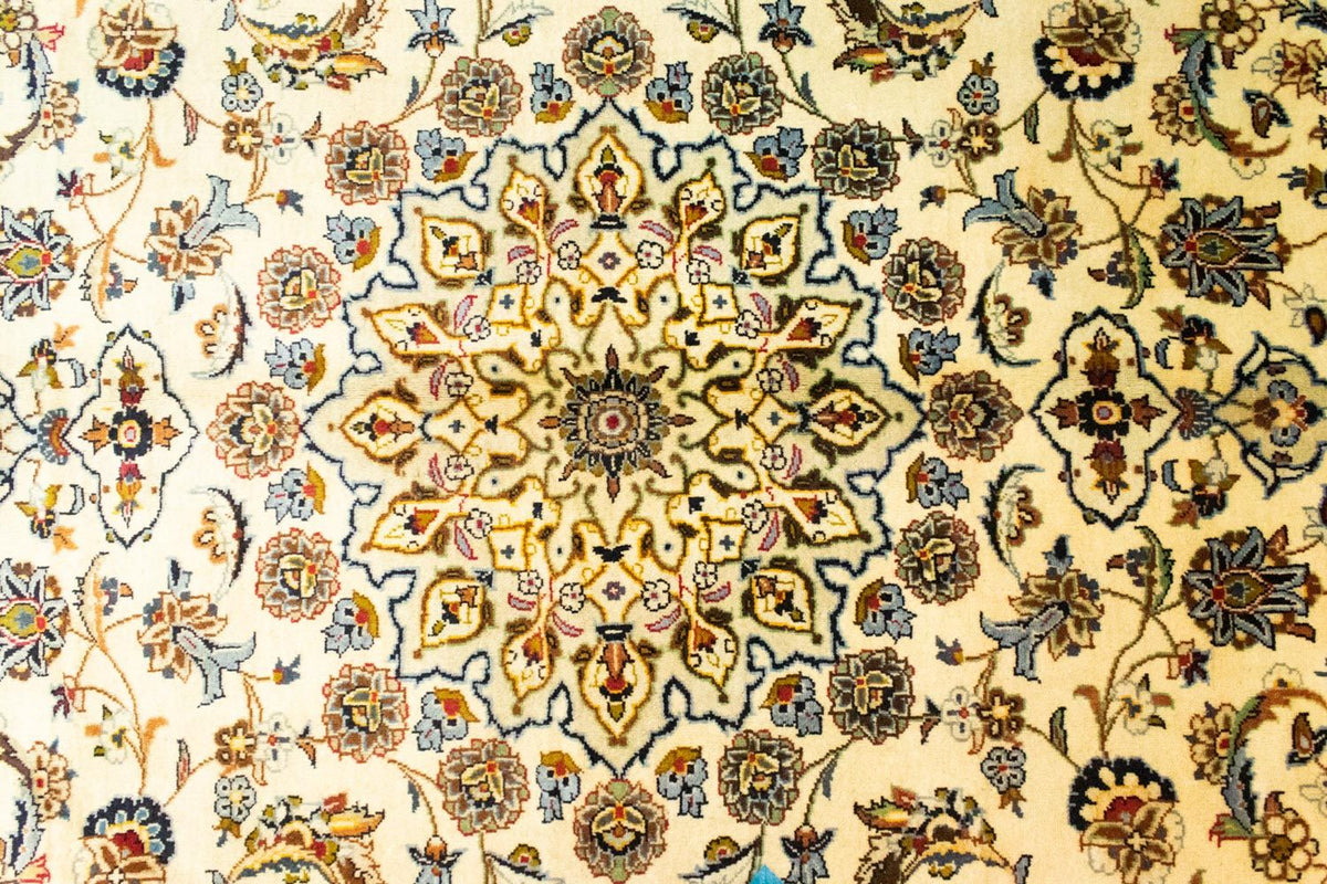 Alfombra persa - Keshan - 295 x 195 cm - beige