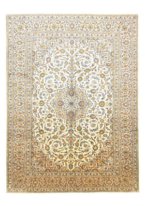 Alfombra persa - Keshan - 388 x 288 cm - beige