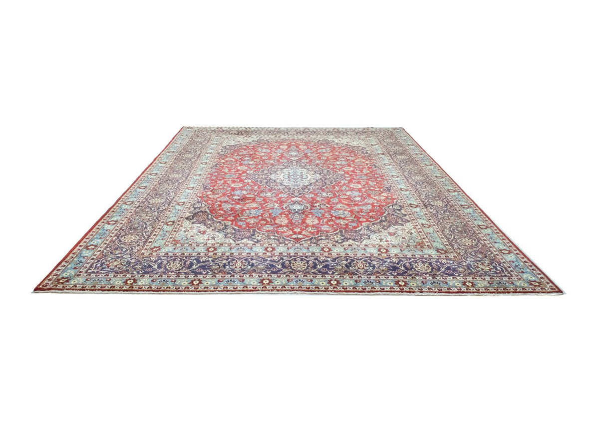 Alfombra persa - Keshan - 384 x 280 cm - rojo