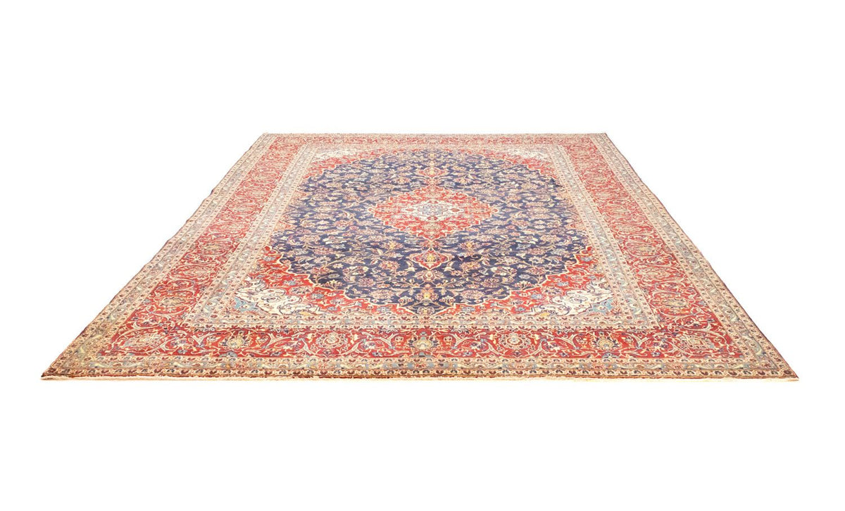 Alfombra persa - Keshan - 405 x 294 cm - azul