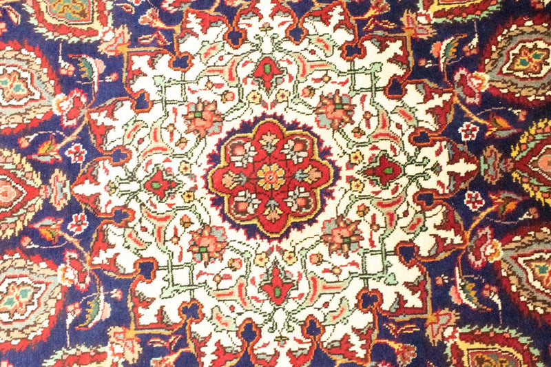 Alfombra persa - Tabriz - 392 x 305 cm - azul