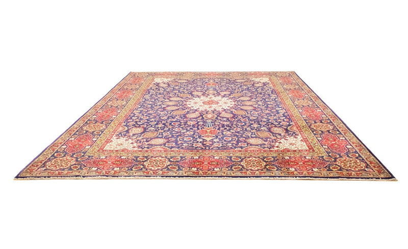 Alfombra persa - Tabriz - 392 x 305 cm - azul