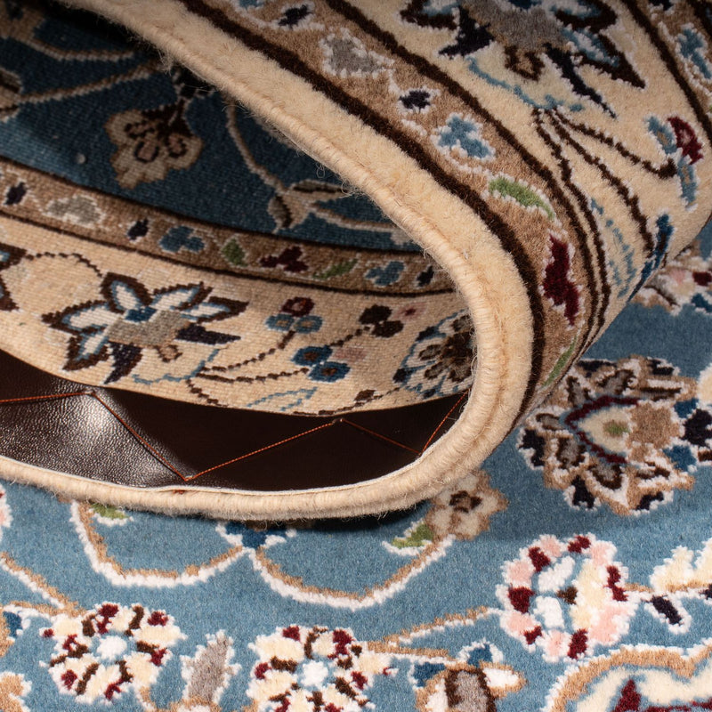 Alfombra Persa - Nain - Real - 148 x 98 cm - azul oscuro