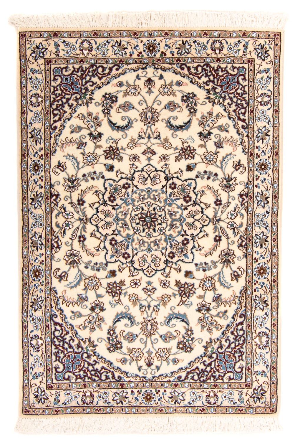 Alfombra Persa - Nain - Real - 148 x 96 cm - beige