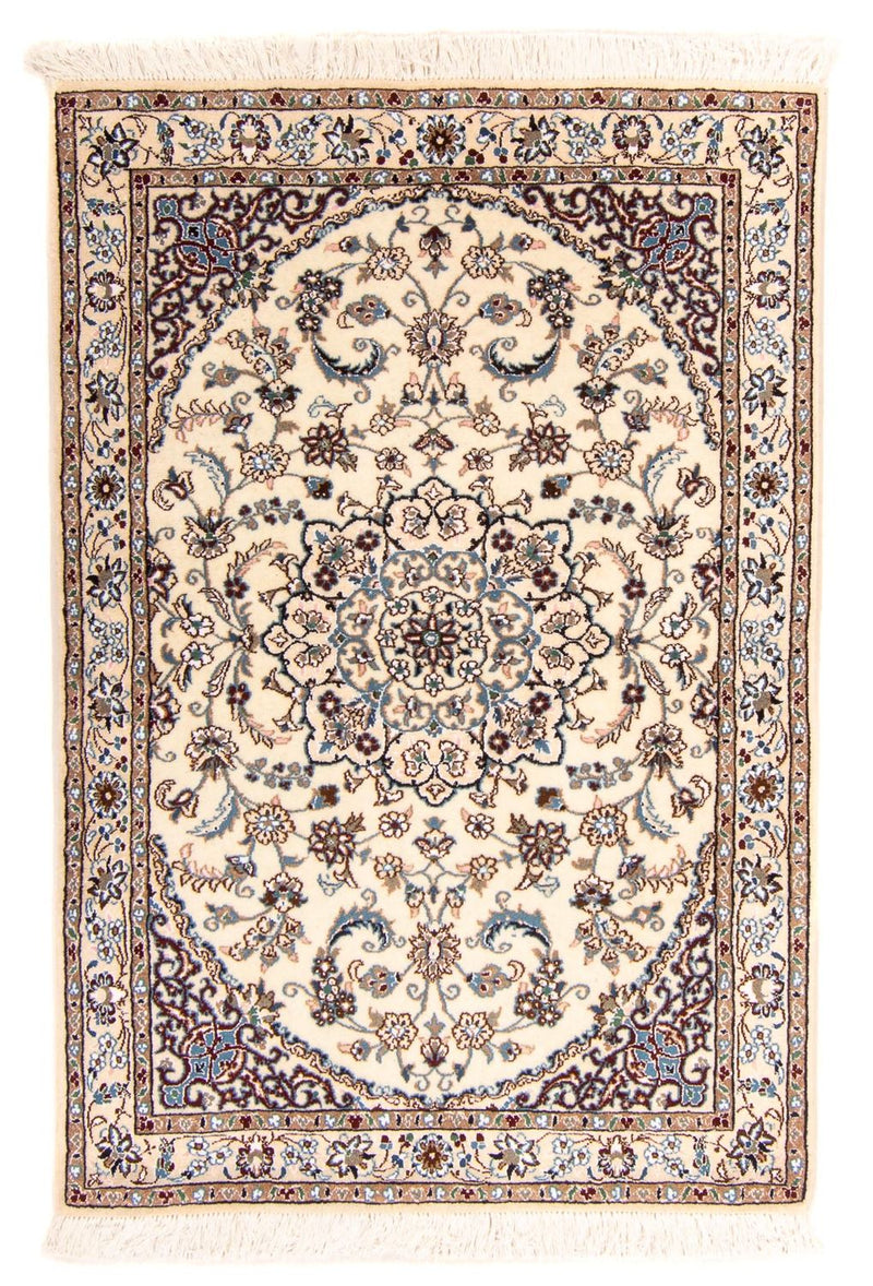 Alfombra Persa - Nain - Real - 148 x 96 cm - beige