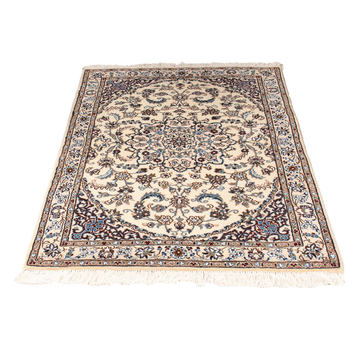 Alfombra Persa - Nain - Real - 148 x 96 cm - beige