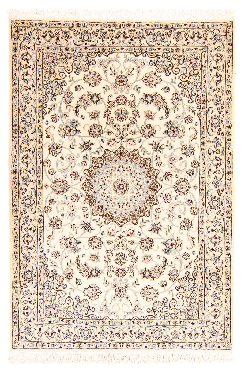 Alfombra Persa - Nain - Real - 204 x 135 cm - beige