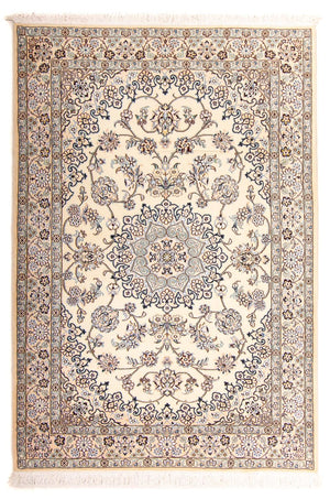 Alfombra Persa - Nain - Real - 212 x 137 cm - beige
