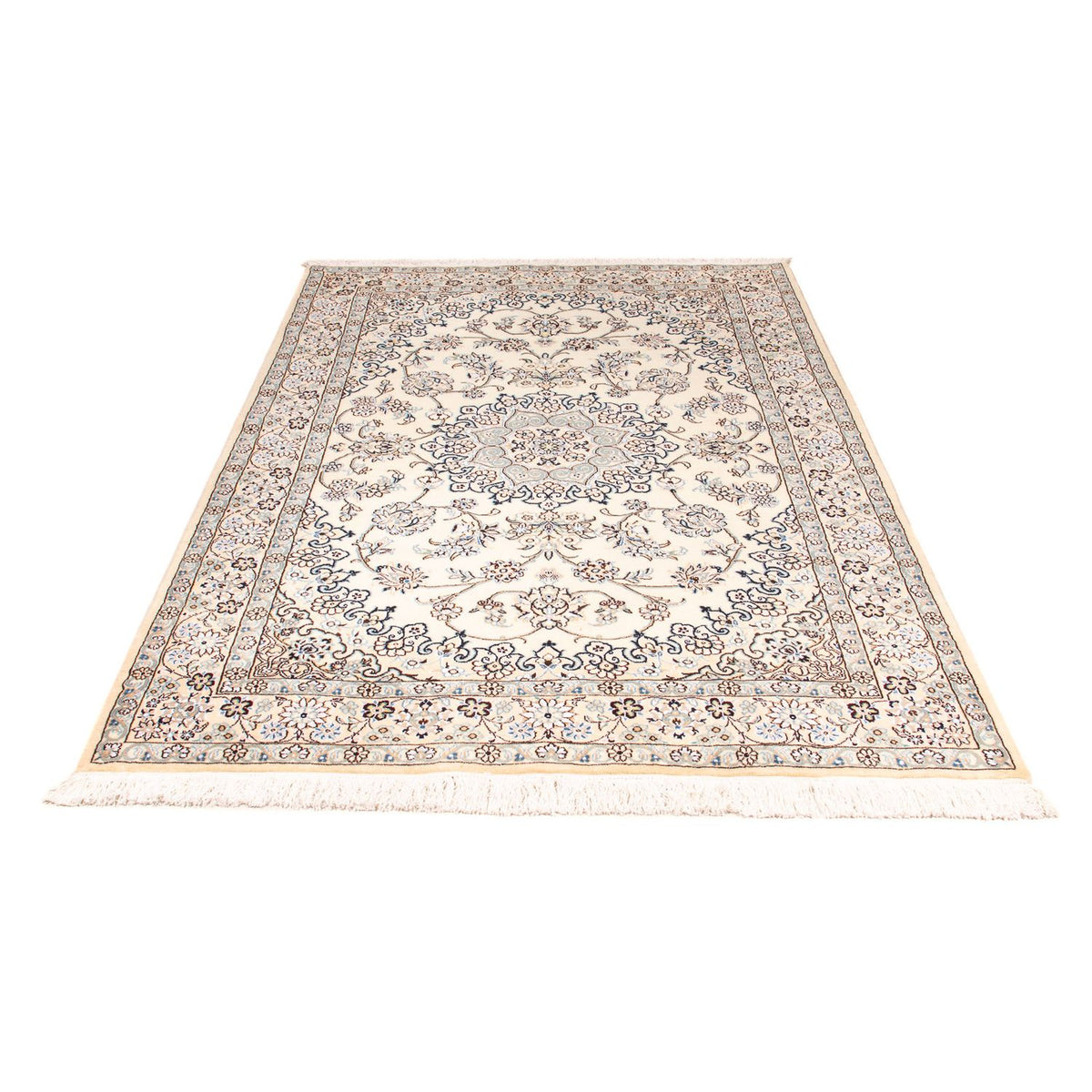 Alfombra Persa - Nain - Real - 212 x 137 cm - beige