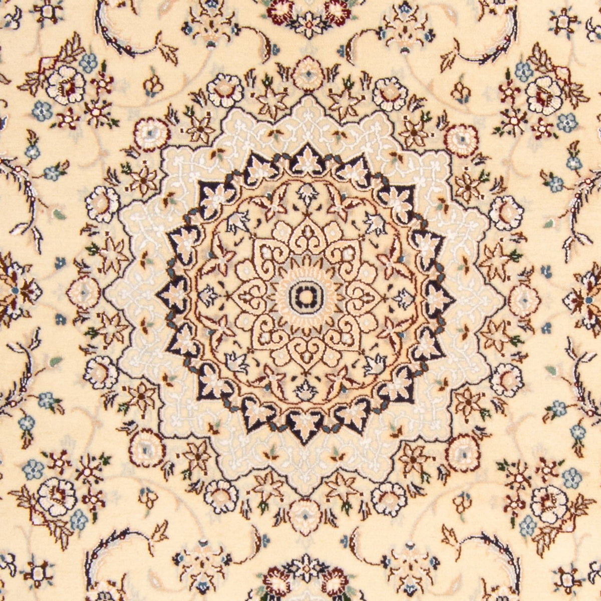 Alfombra Persa - Nain - Real - 211 x 127 cm - beige