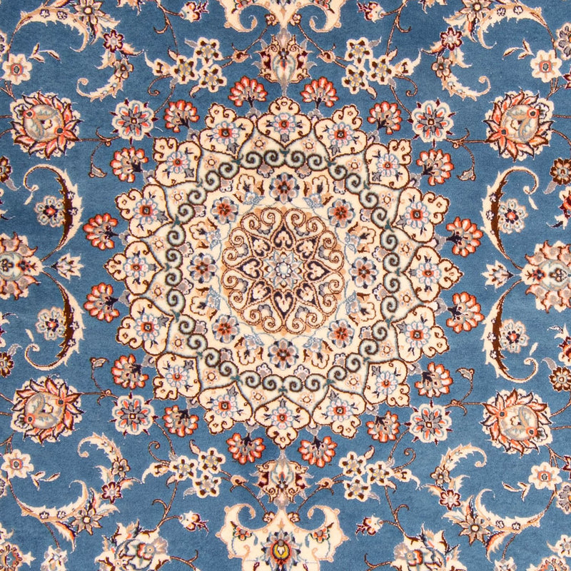 Alfombra Persa - Nain - Prima - 233 x 156 cm - azul oscuro