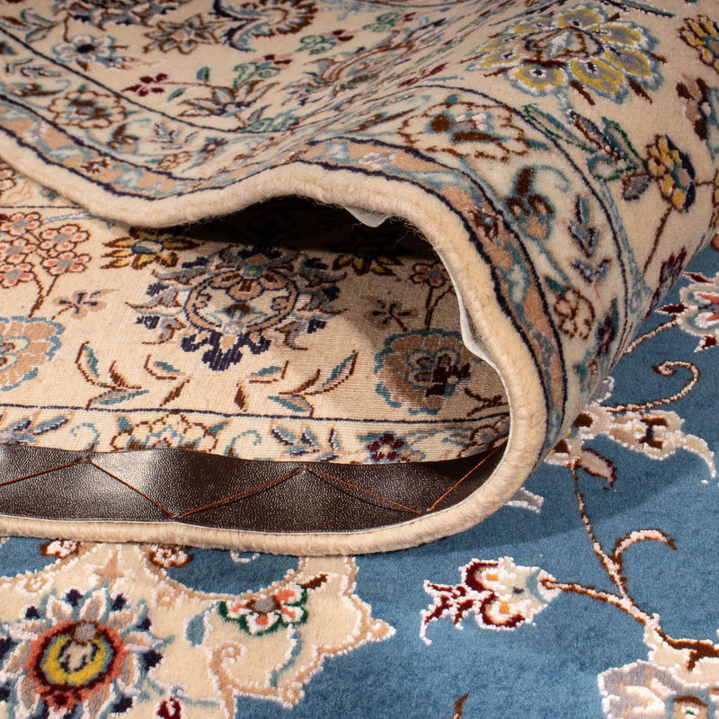 Alfombra Persa - Nain - Prima - 233 x 156 cm - azul oscuro