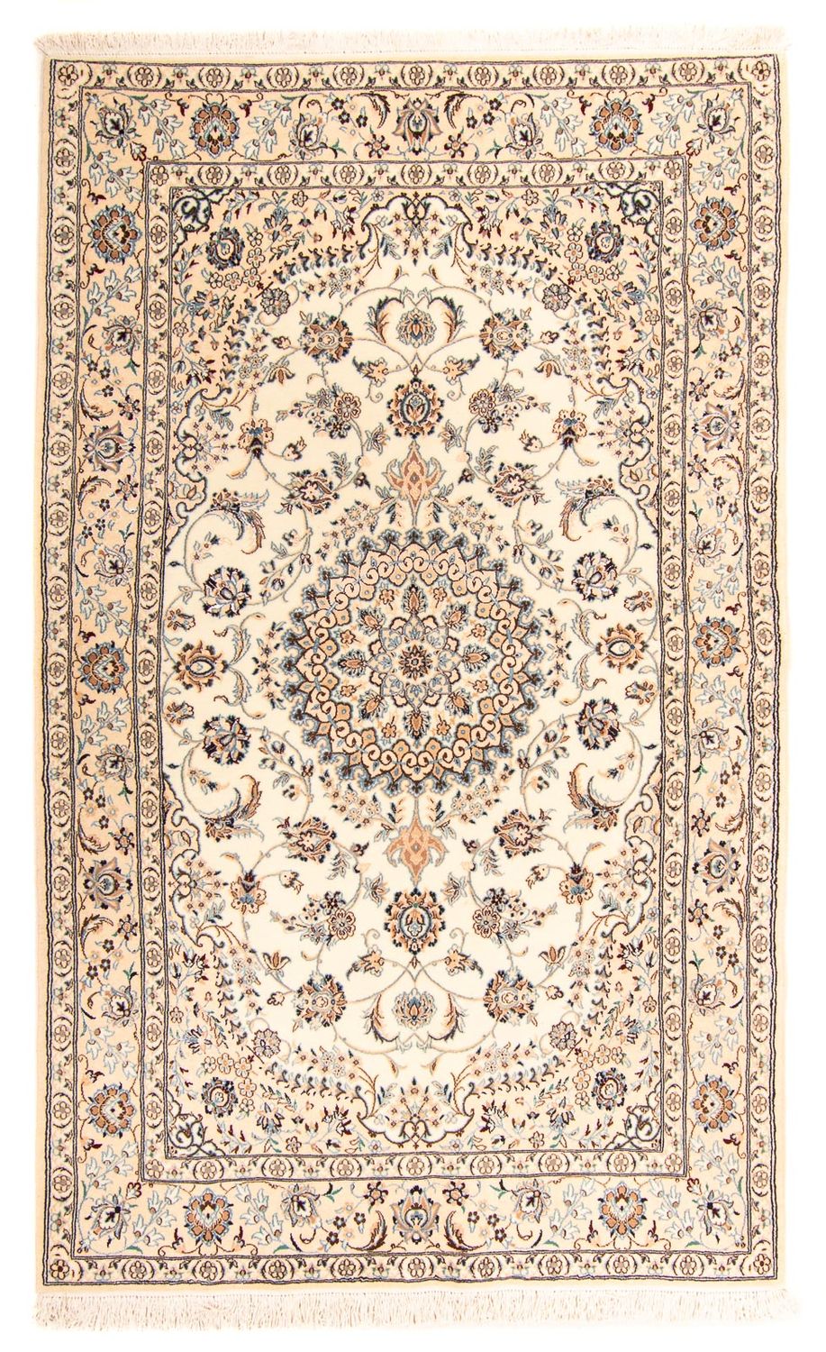 Alfombra Persa - Nain - Real - 253 x 148 cm - beige