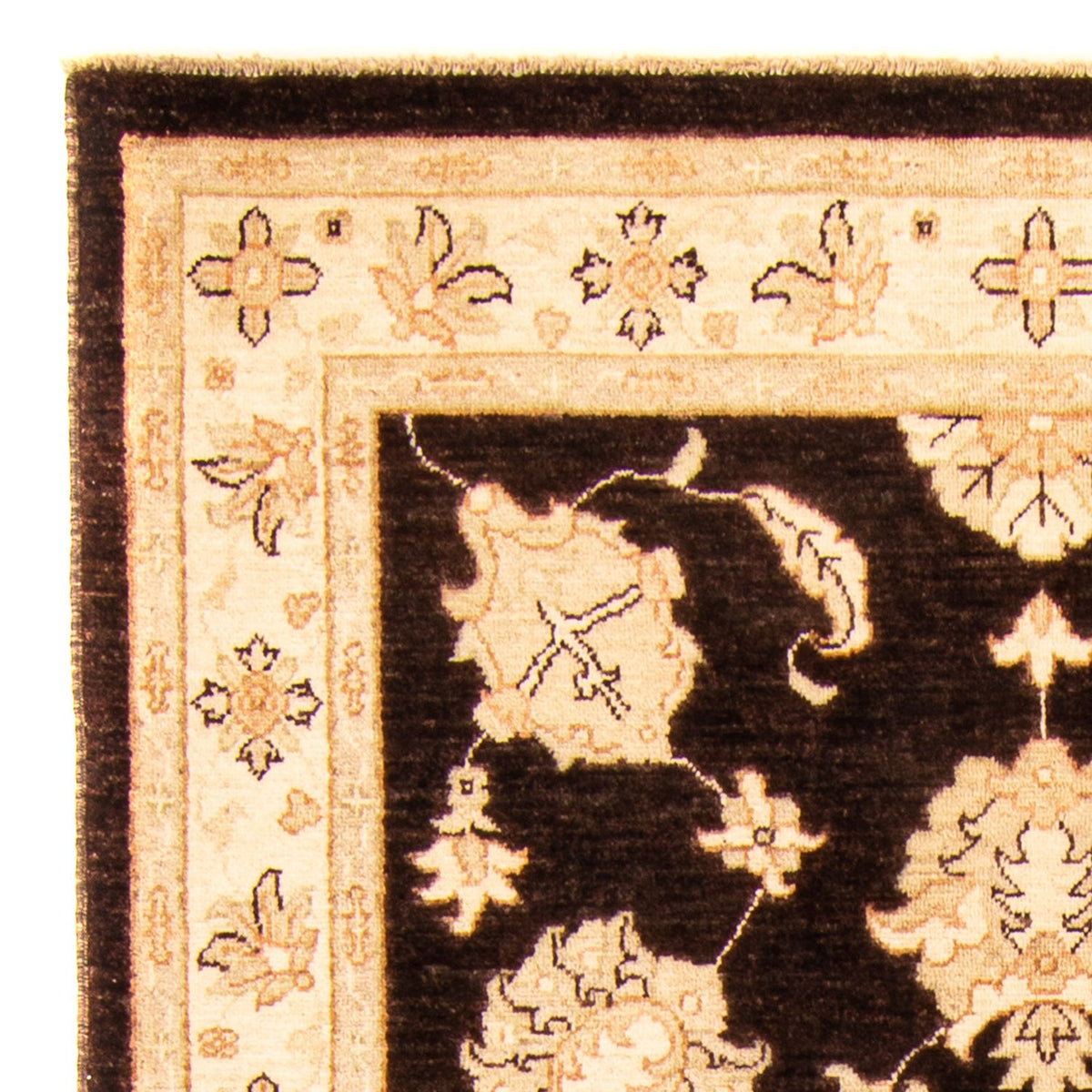 Alfombra Ziegler - 200 x 123 cm - marrón oscuro