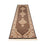 Alfombra de pasillo Alfombra persa - Tabriz - 353 x 79 cm - azul oscuro