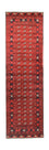 Alfombra de pasillo Alfombra afgana - Bukhara - 293 x 87 cm - rojo oscuro