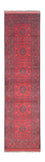 Alfombra de pasillo Alfombra afgana - Kunduz - 297 x 74 cm - rojo
