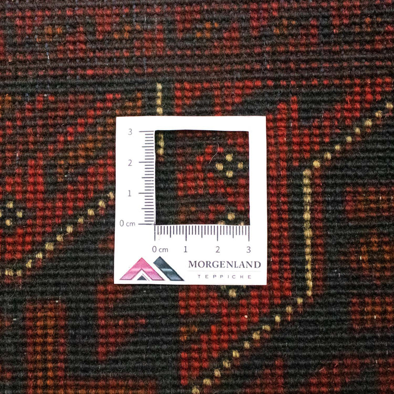 Alfombra afgana - Kunduz - 206 x 149 cm - rojo