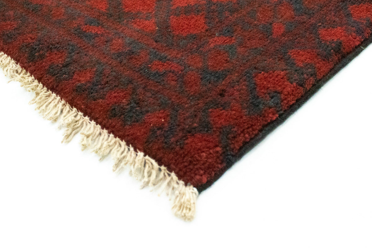 Alfombra afgana - Filpa - 194 x 152 cm - rojo