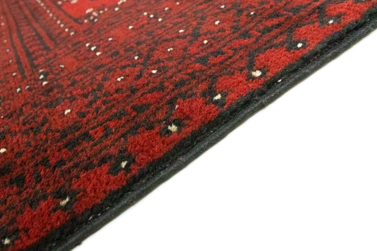 Alfombra afgana - Filpa - 193 x 149 cm - rojo