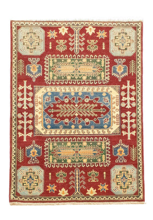 Alfombra Ziegler - Kazak - 182 x 119 cm - rojo