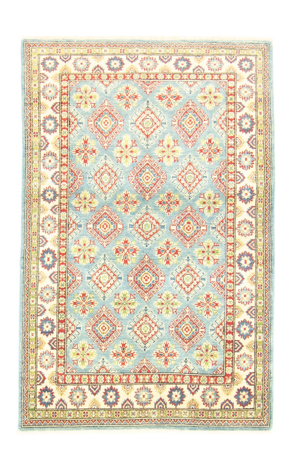 Alfombra Ziegler - Kazak - 183 x 118 cm - azul claro