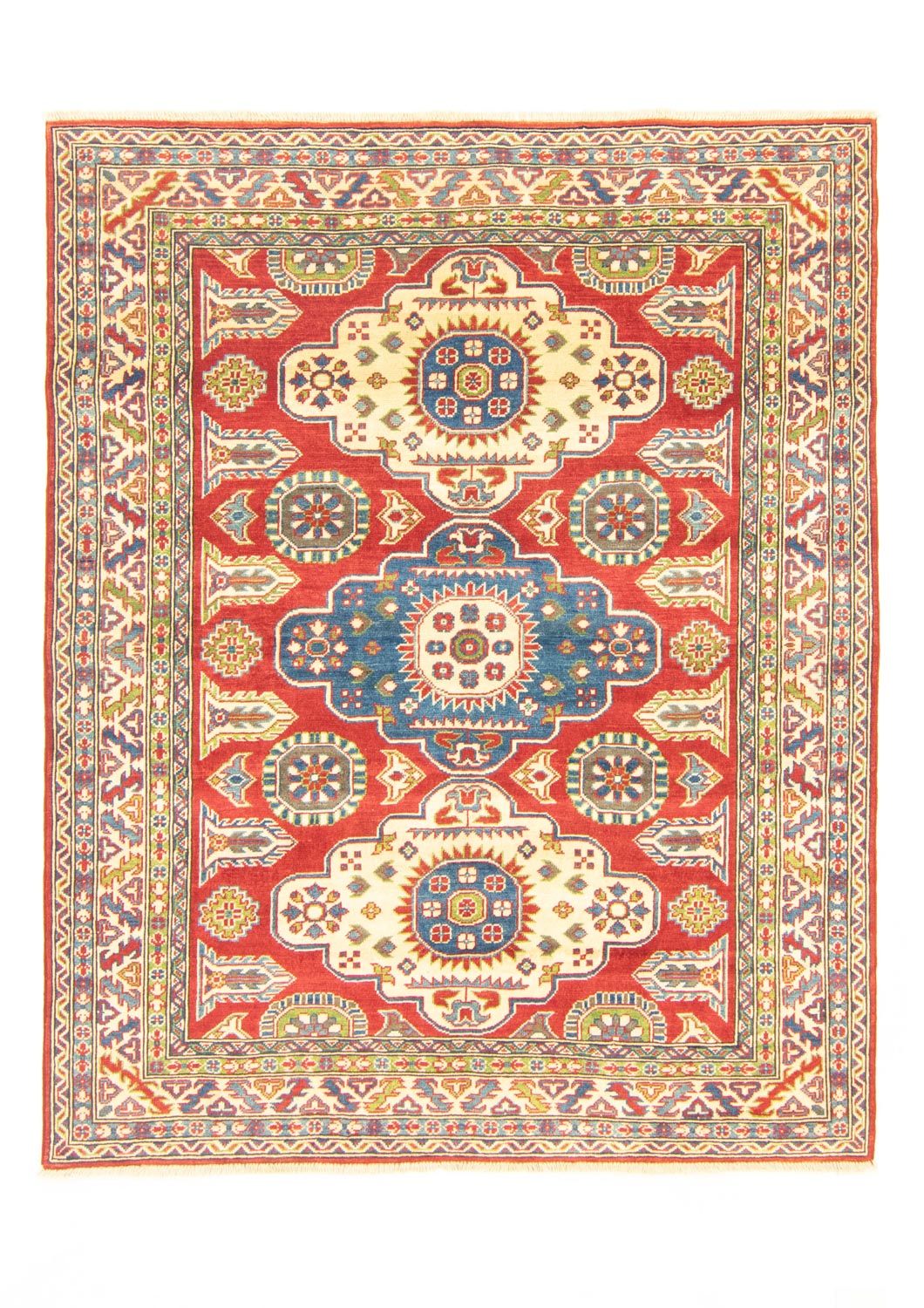 Alfombra Ziegler - Kazak - 198 x 157 cm - rojo oscuro