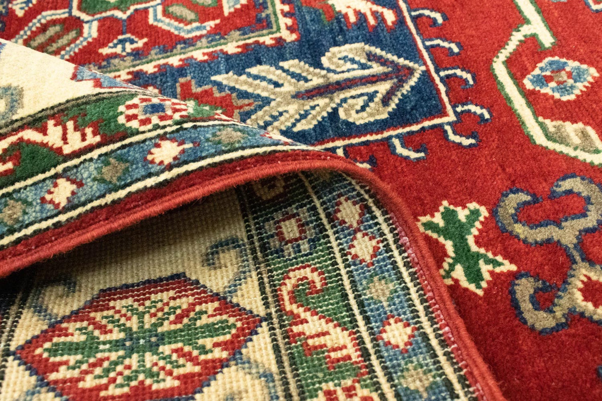 Alfombra Ziegler - Kazak - 212 x 146 cm - rojo oscuro