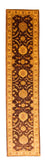 Alfombra de pasillo Alfombra Ziegler - 385 x 90 cm - marrón oscuro