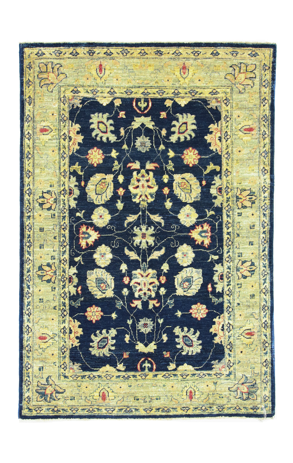 Alfombra Ziegler - 149 x 100 cm - azul oscuro