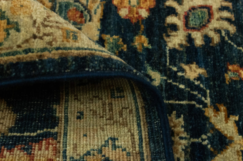 Alfombra Ziegler - 84 x 62 cm - azul oscuro