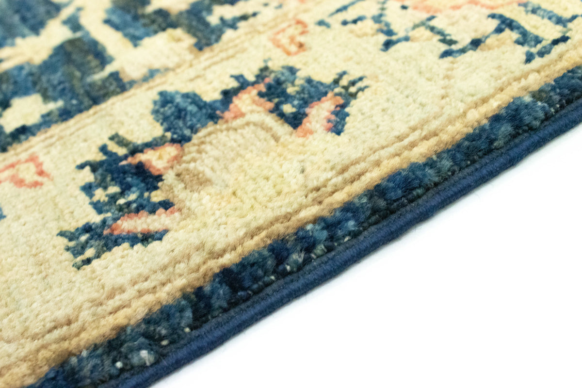 Alfombra Ziegler - 96 x 62 cm - azul oscuro