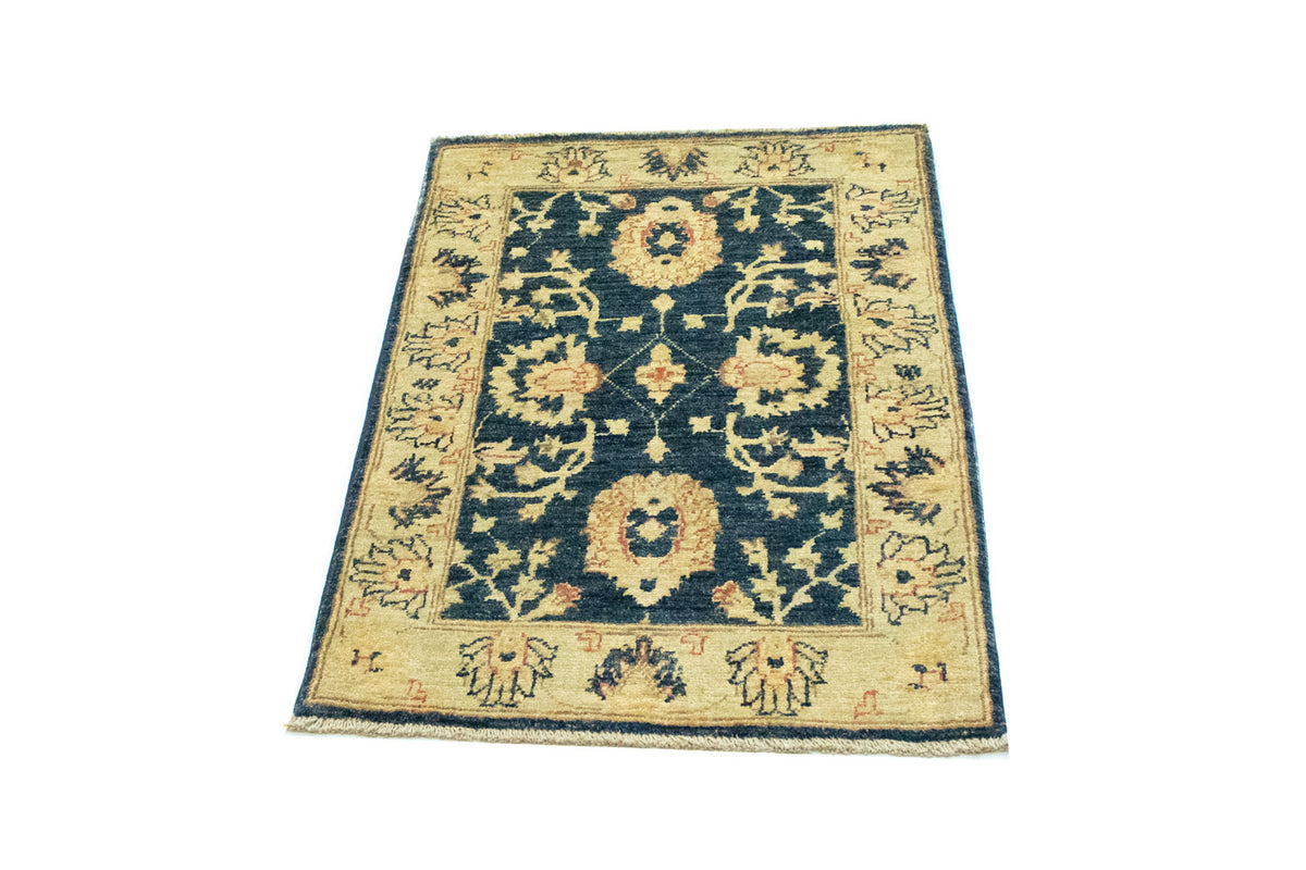Alfombra Ziegler - 96 x 62 cm - azul oscuro