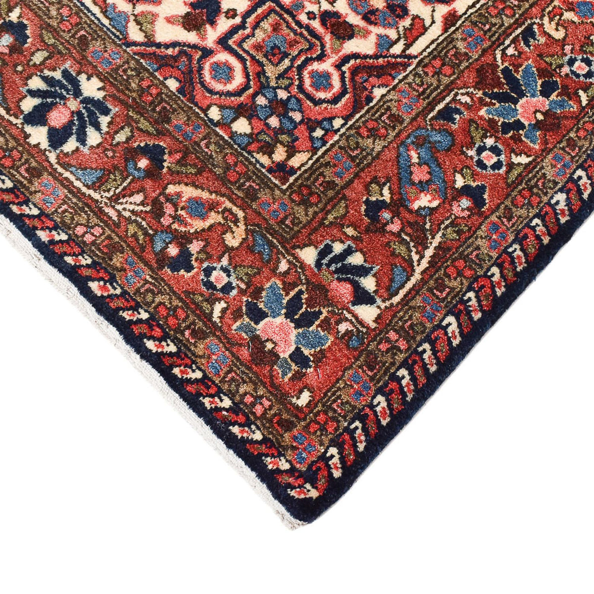 Alfombra Belutsch - 210 x 149 cm - rojo oscuro