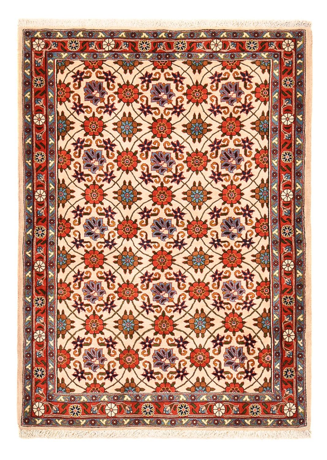 Alfombra persa - Nómada - 147 x 108 cm - multicolor