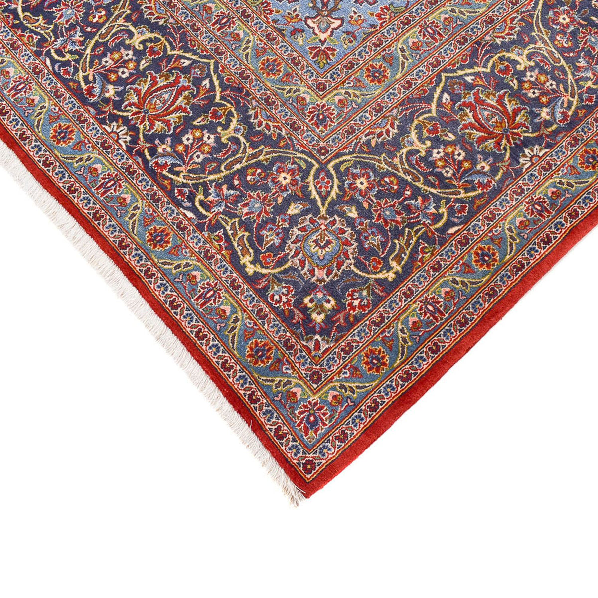 Alfombra persa - Keshan - 392 x 295 cm - rojo