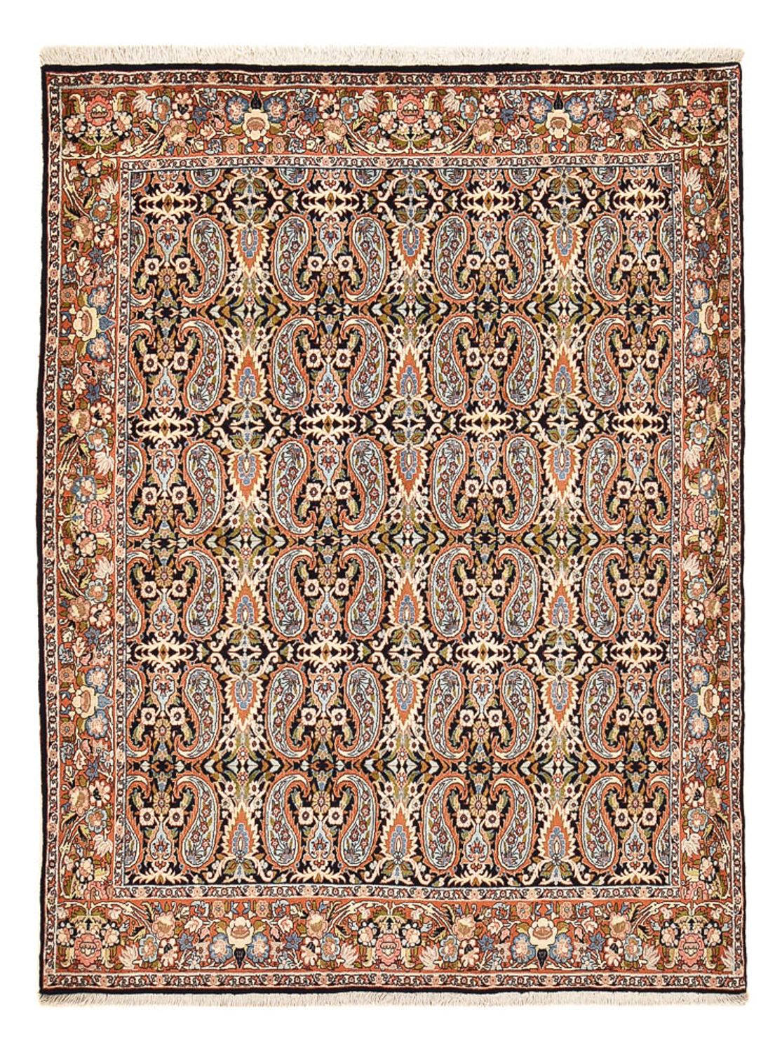 Alfombra persa - Bidjar - 226 x 169 cm - chocolate claro