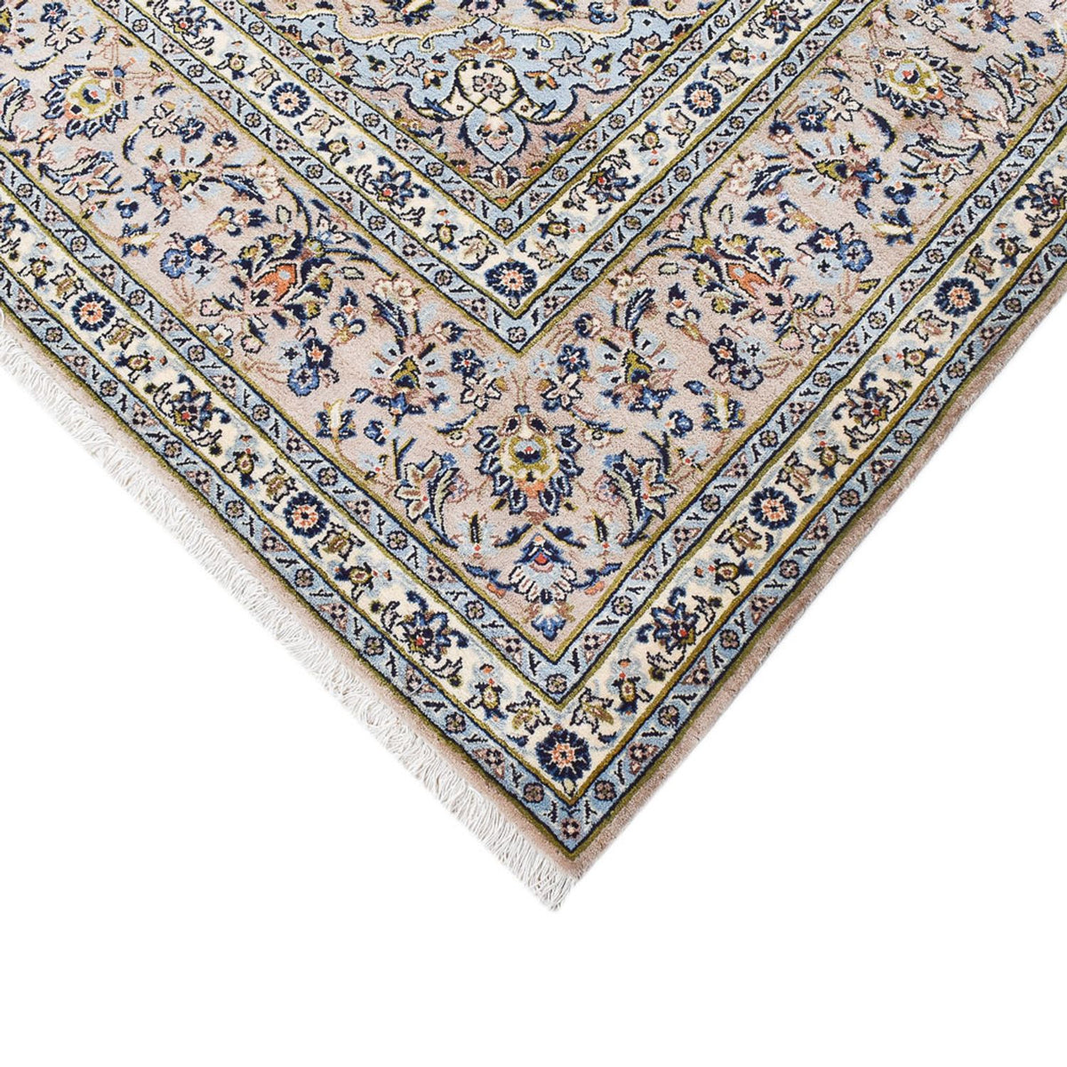 Alfombra persa - Keshan - 352 x 257 cm - gris
