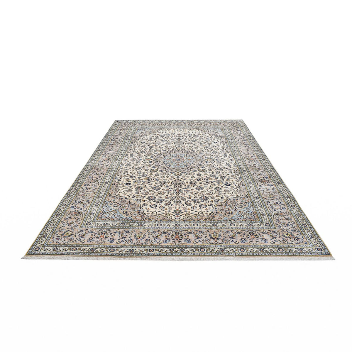 Alfombra persa - Keshan - 352 x 257 cm - gris
