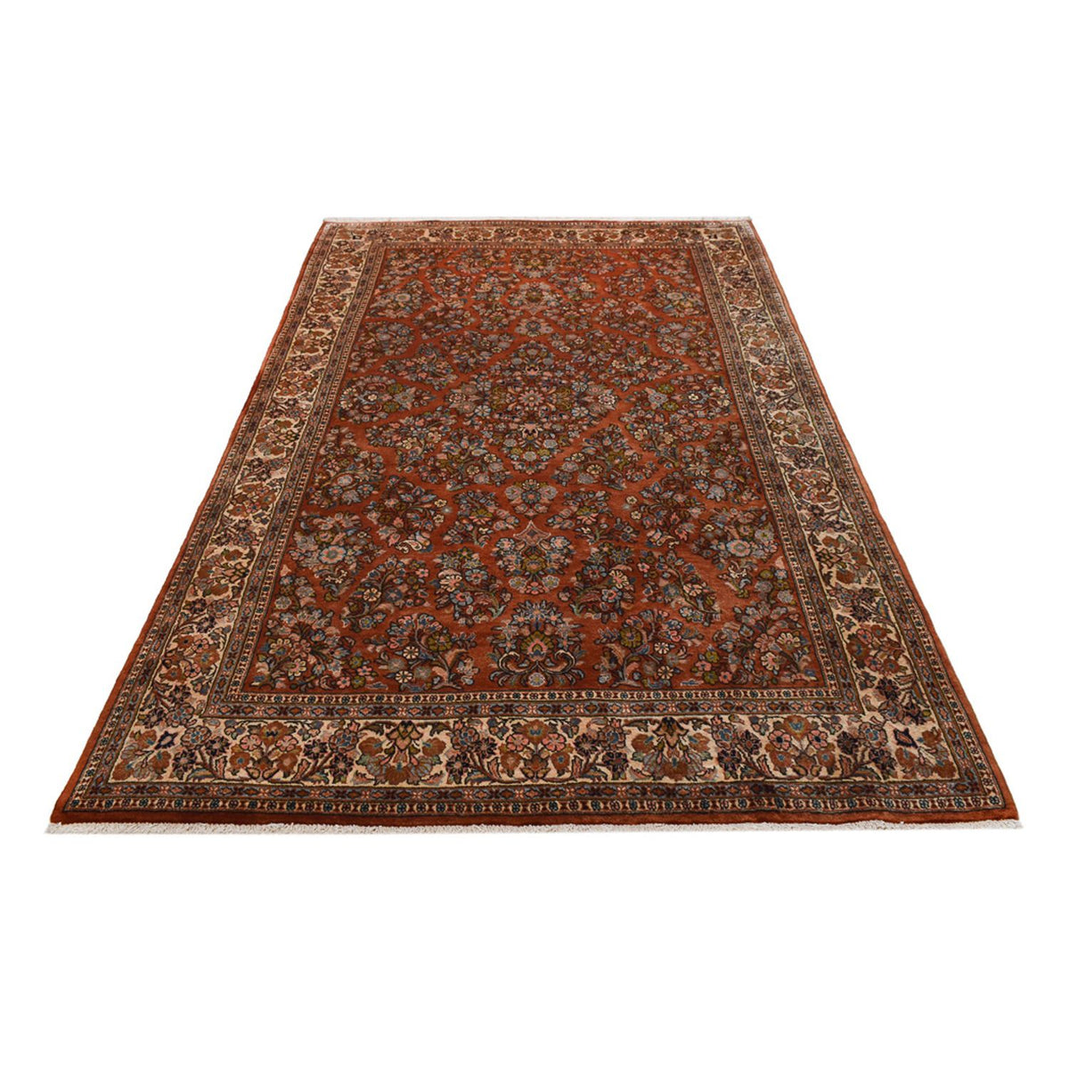 Alfombra persa - Clásica - 283 x 175 cm - rojo